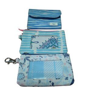 Scout Keychain Coin Purse Blue Pouch Wallet Casual Everyday Lot Of 3
